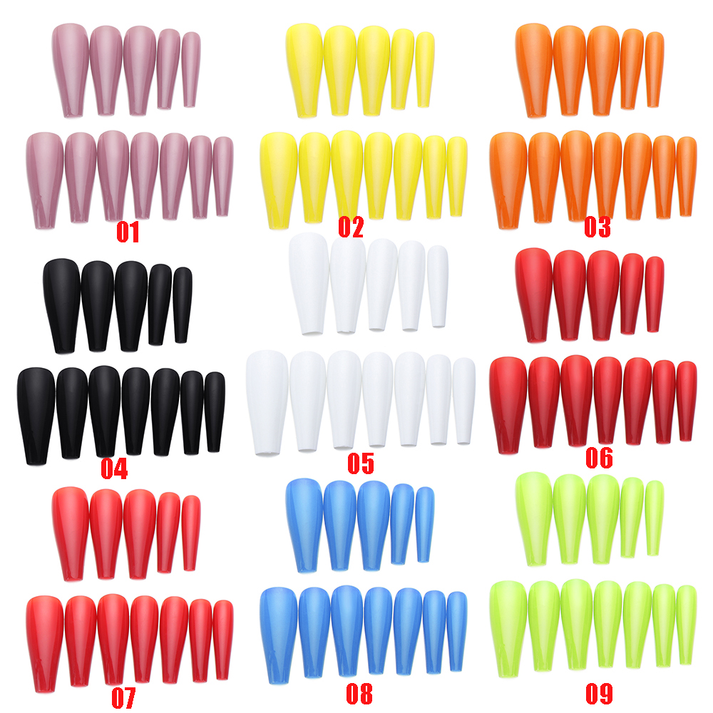 (Hàng Mới Về) Bộ 20 Móng Tay Giả Thời Trang Cho Nữ