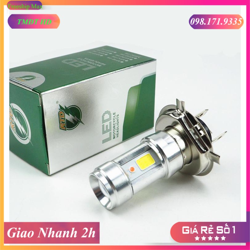 ✔️ Phụ Kiện Xe Máy, Đèn Led Pha, Cos Moto RTD 3 Chân Siêu Sáng [Bảo Hành 1 Đổi 1]