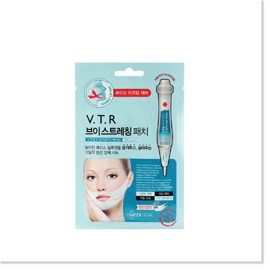 [Mã giảm giá shop] Mặt Nạ Nâng Cơ Giảm Mỡ Thừa Tạo Hình V- line Mediheal V.T.R Stretching Patch 20ml