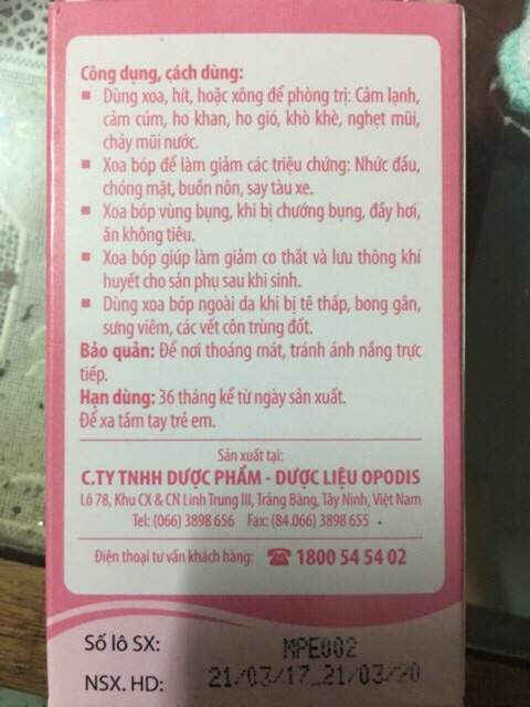 (Chính Hãng) Dầu Tràm Em Bé EMCARE thể tích thực 25ml