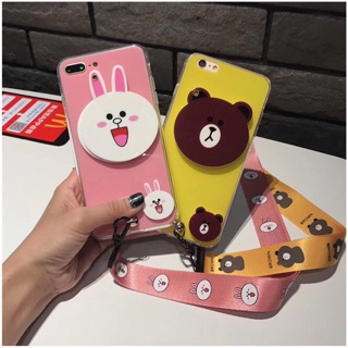Ốp gương Gấu Brown và Thỏ Cony