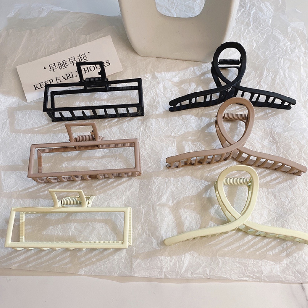 Kẹp tóc Kim loại Vintage Hàn Quốc - Phủ sơn tĩnh điện Kẹp tóc Hot trend sáng đẹp cao cấp HALLA
