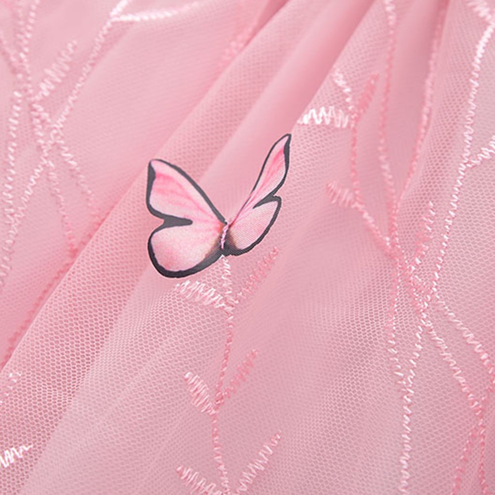 Đầm công chúa BEAR LEADER thiết kế không tay họa tiết hoa bướm thời trang mùa hè cho trẻ em