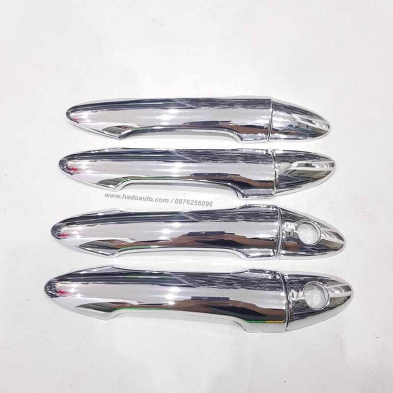Ốp Tay nắm, Hõm Cửa Xe Kia MORNING 2016-2020 Mạ Crom cao cấp