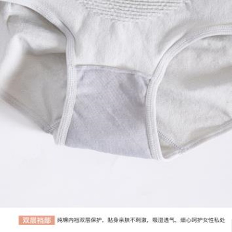 Quần Lót Cạp Thấp Chất Cotton Túi Zip Siêu Thoáng Cho Nữ, Quần Định Hình Xuất Nhật 4in1 - Subo Shop
