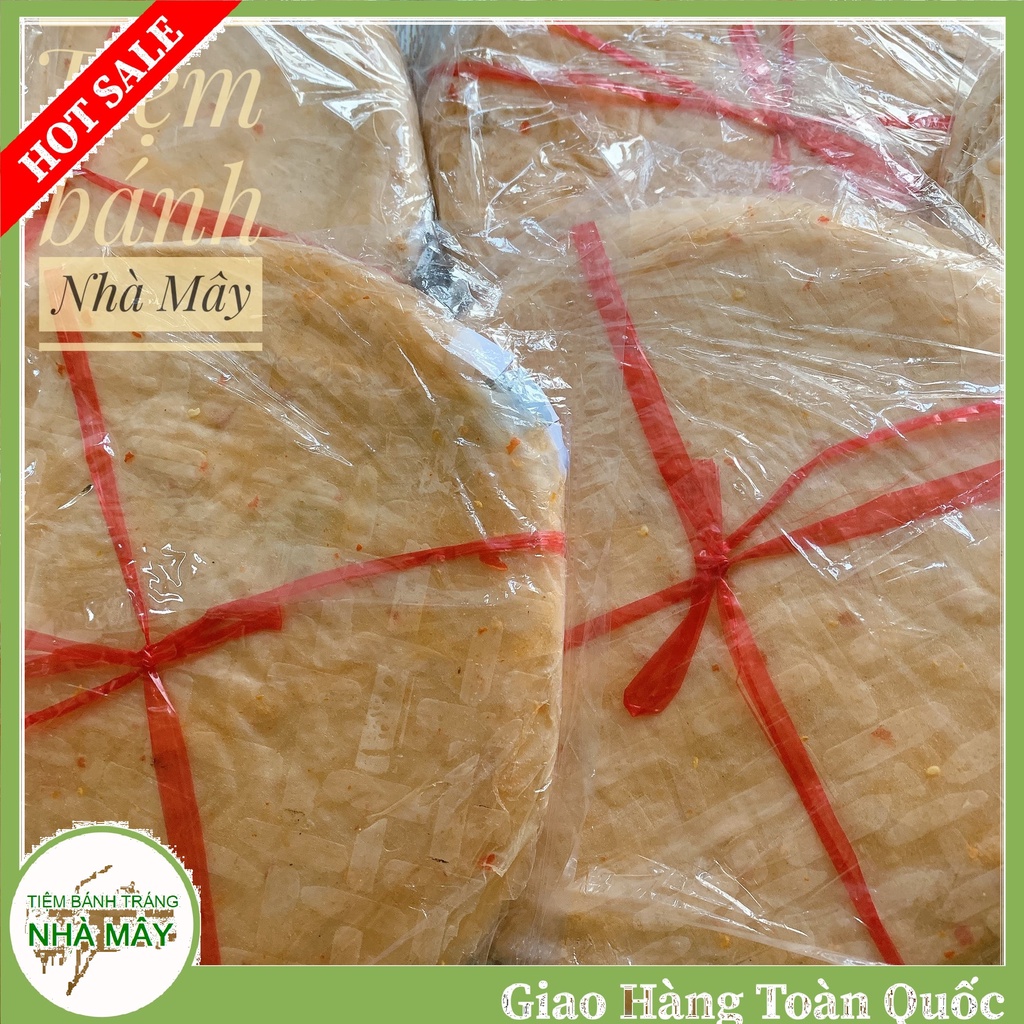 Combo Bánh Tráng Dẻo Ớt Long Điền Phơi Sương Muối Tôm Hành Phi Lớn - Ăn Thả Ga, Giá Tiết Kiệm