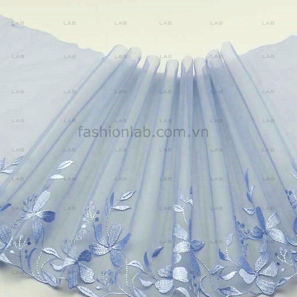 Ren tấm thêu viền làm đồ lót, phối kết trang phục 035 - Bản 22.5cm - Đỏ (m) #0208