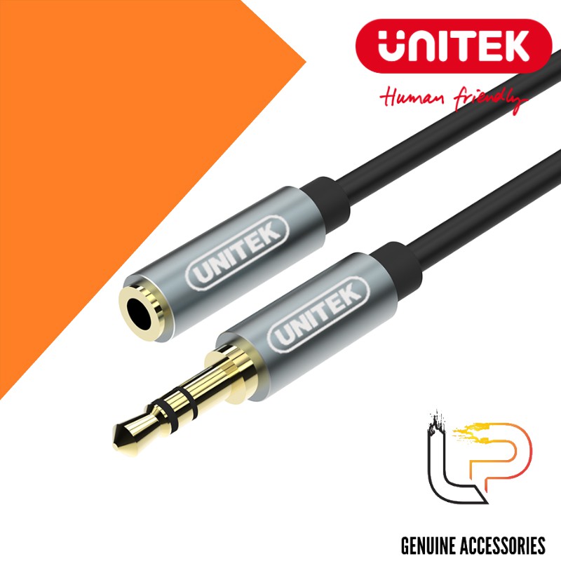 CÁP LOA NỐI DÀI 3.5MM DÀI 1M UNITEK Y-C 932ABK