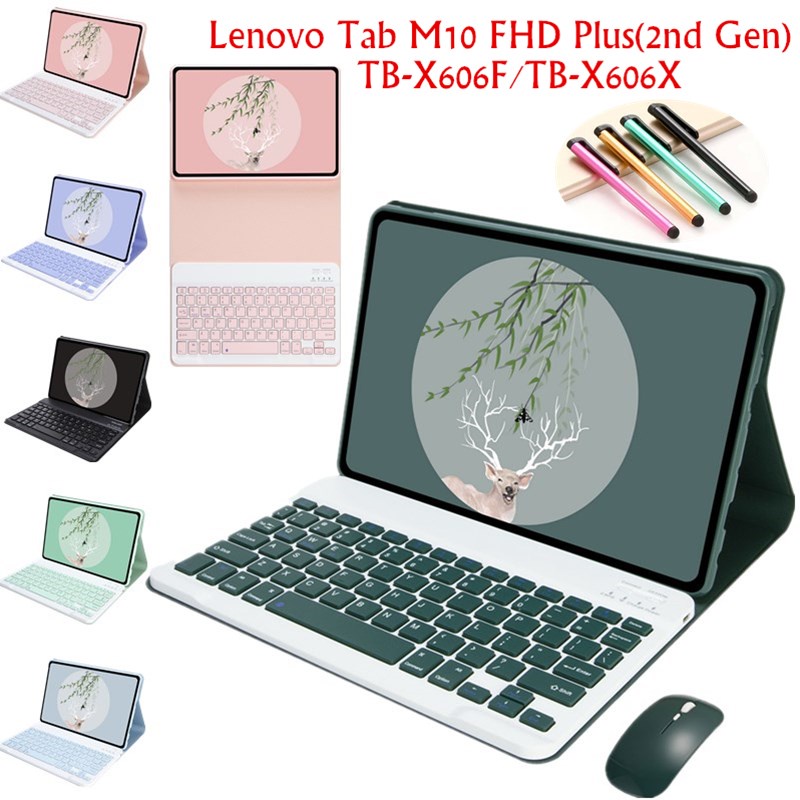 Ốp Máy Tính Bảng TPU Kèm Bàn Phím Bluetooth Không Dây Cho Lenovo Tab M10 FHD Plus  TB-X606F / TB-X606X 10.3 inch