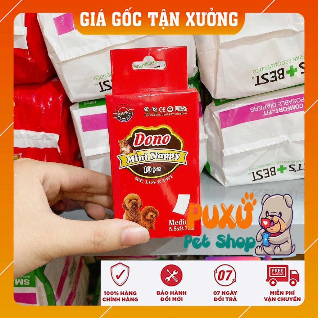 Băng Vệ Sinh 😍𝗛𝗢𝗧 𝗦𝗔𝗟𝗘😍 Tã Vệ Sinh Cho Chó Cái Mini Nappy Dono đến thời kỳ kinh nguyệt