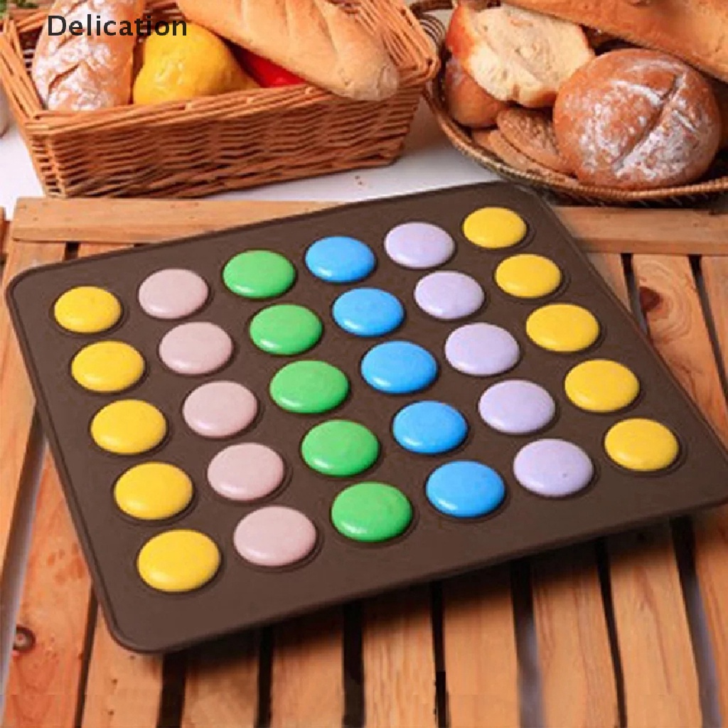 Khuôn silicon 30 ngăn làm bánh macaron tiện lợi