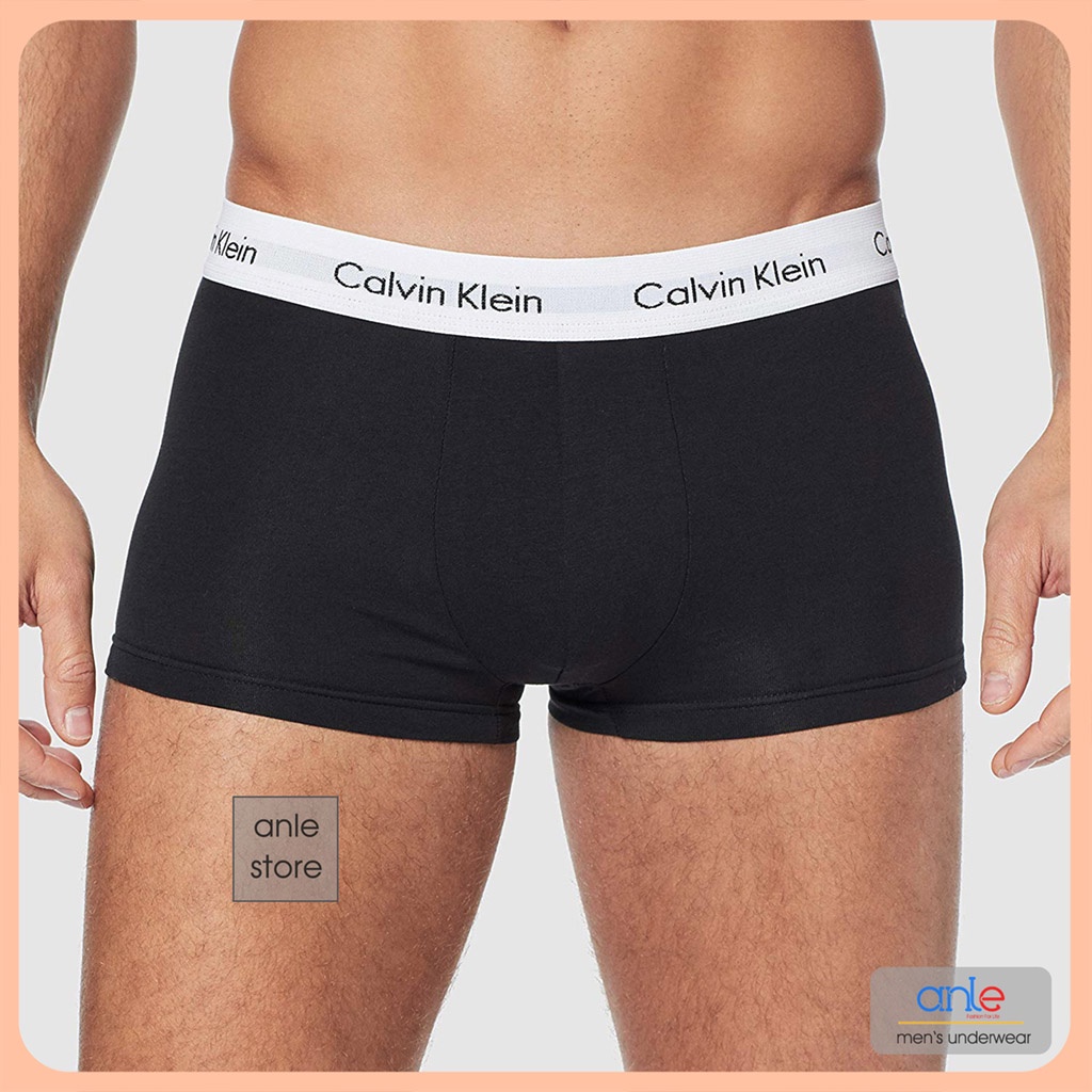 Hộp 5 Quần lót nam Boxer Cotton Thiên nhiên Cao cấp Co dãn 4 chiều hàng cao cấp