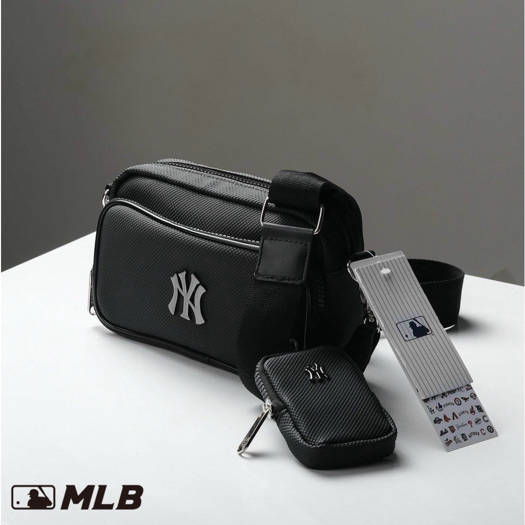 Túi đeo chéo MLB  Tyddy kèm túi nhỏ Mini hàng chuẩn hãng xuất Hàn full phụ liệu Hãng
