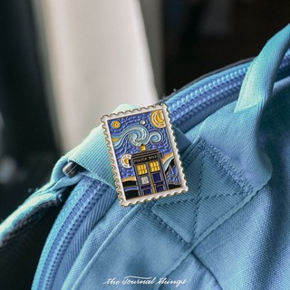 Pin Cài Starry Night