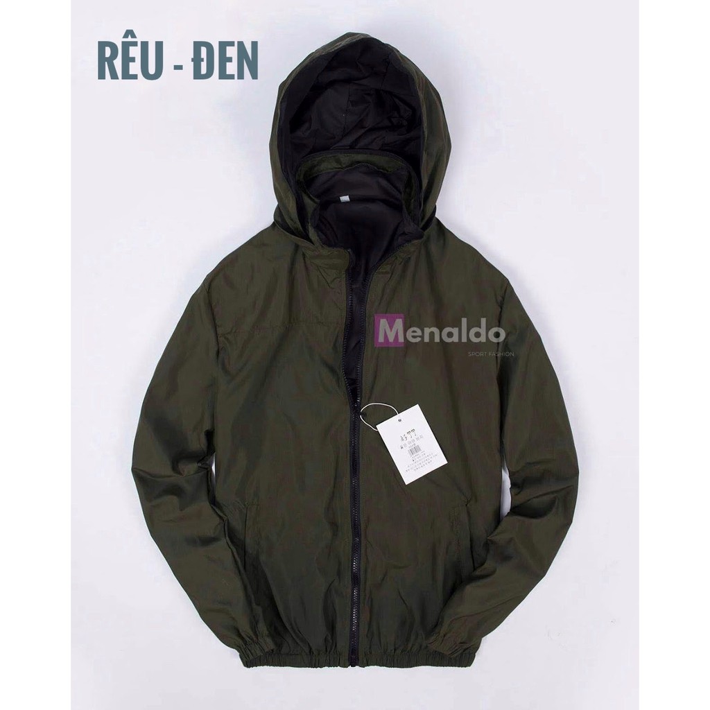 [ẢNH THẬT]  Áo Gió Nam 2 Mặt, Áo Khoác Dù Chống Nước, Phù Hợp Cả Nam Và Nữ  | BigBuy360 - bigbuy360.vn
