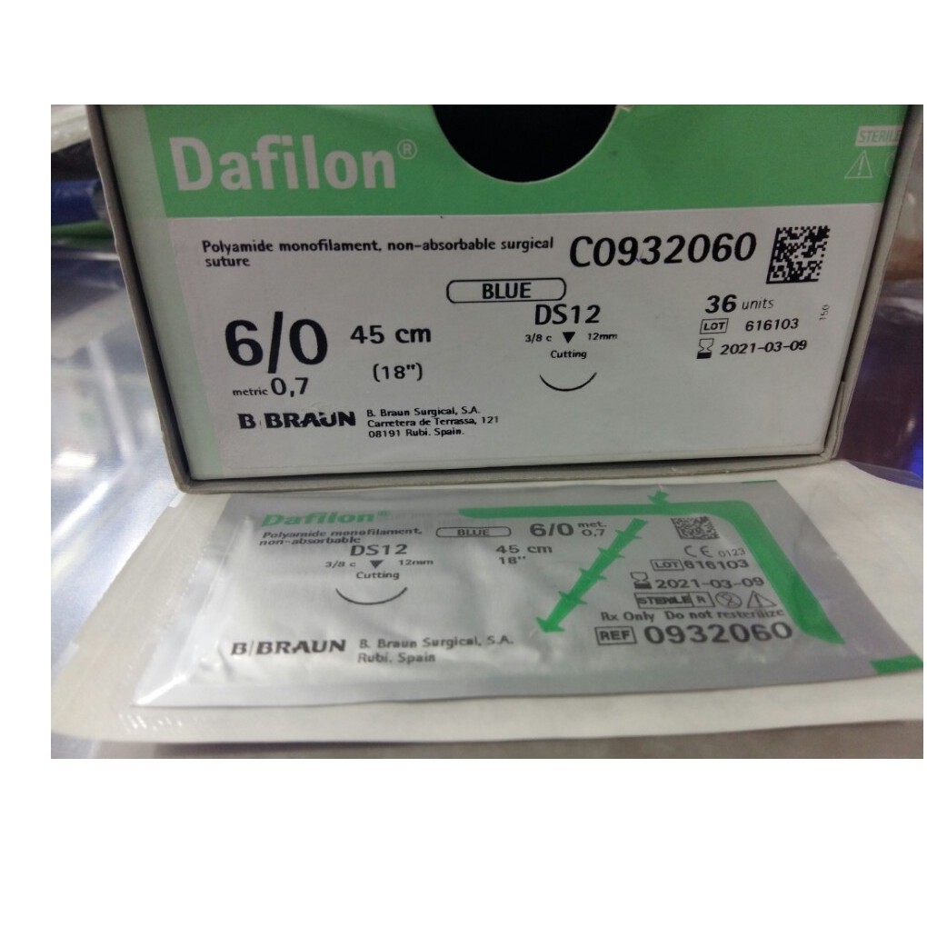Chỉ phẫu thuật thẩm mỹ dafilon 6.0