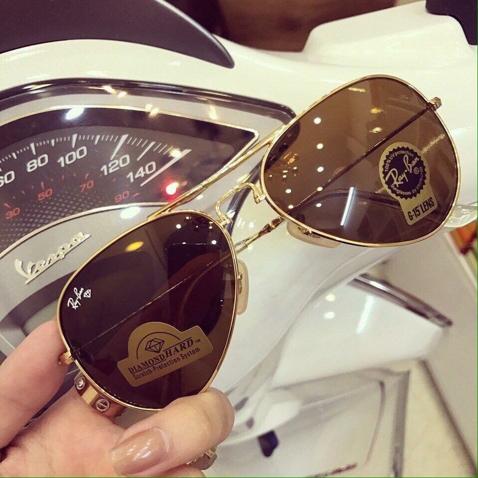 KÍNH GẬP AVIATOR HUYỀN THOẠI - NÂU TRÀ, NAM NỮ ĐỀU ĐEO ĐƯỢC | BigBuy360 - bigbuy360.vn