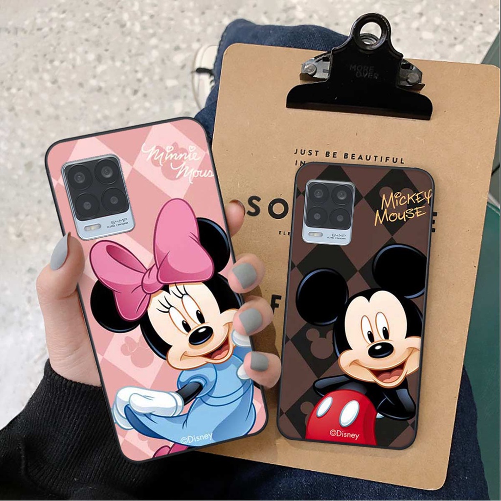 Ốp lưng điện thoại Realme 8 hình mic key min nie mouse thời trang, vỏ ốp rẻ đẹp