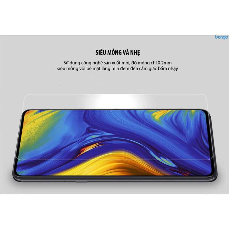 Kính cường lực Xiaomi Mi MIX 3/ Mi Mix 3 5G cao cấp, tặng kem khăn lau màn hình