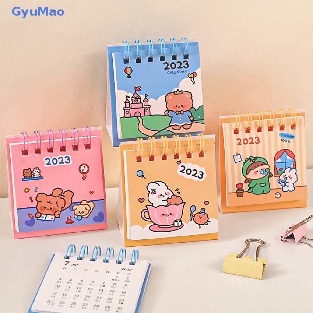 [cxGYMO] Lịch Để Bàn Năm 2023 ins MIni Đơn Giản In Hình Thỏ Dễ Thương Để Bàn Lên Kế Hoạch Hàng Ngày HDY