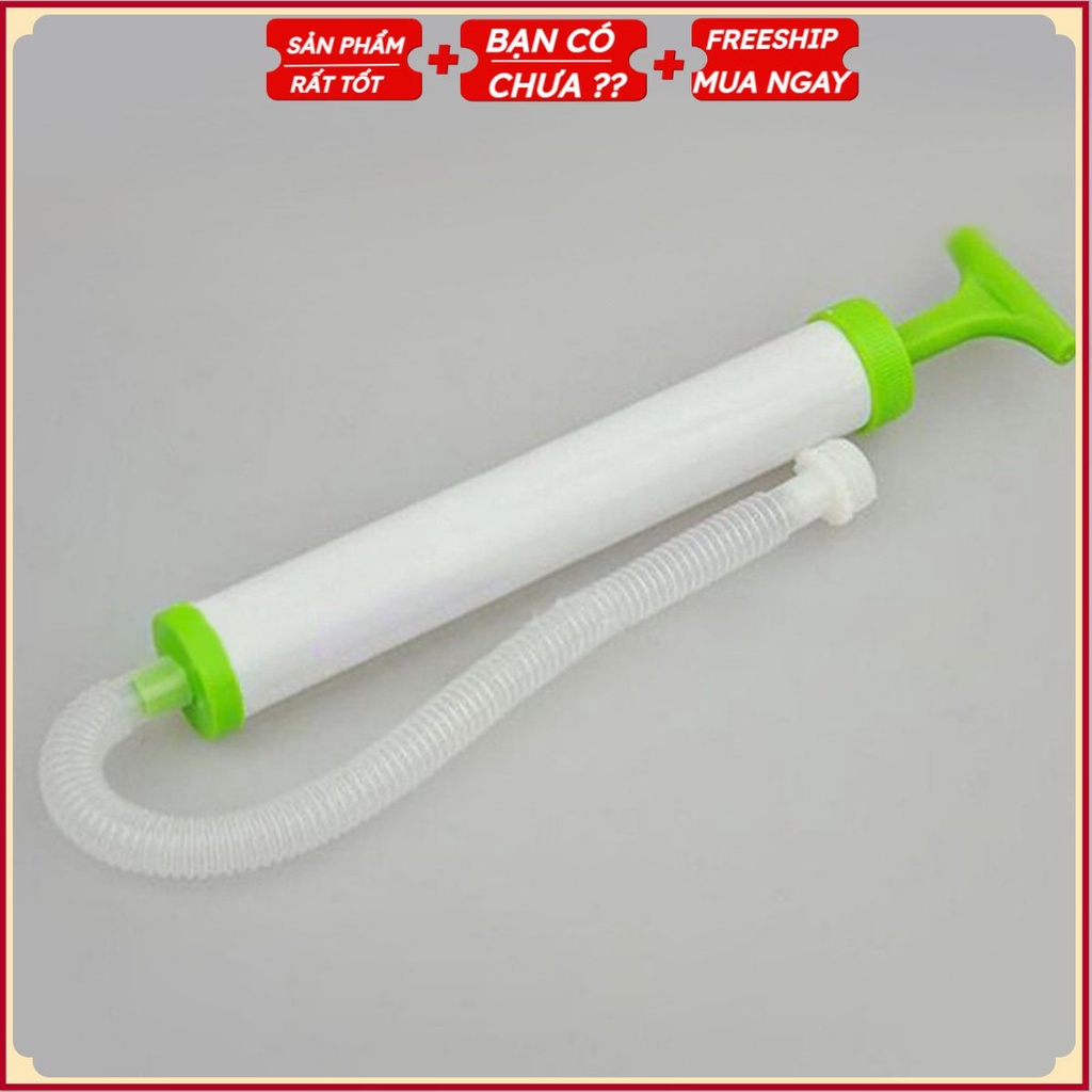 Ống Bơm Tay Hút Chân Không Quần Áo Chăn Màn Cất Gọn