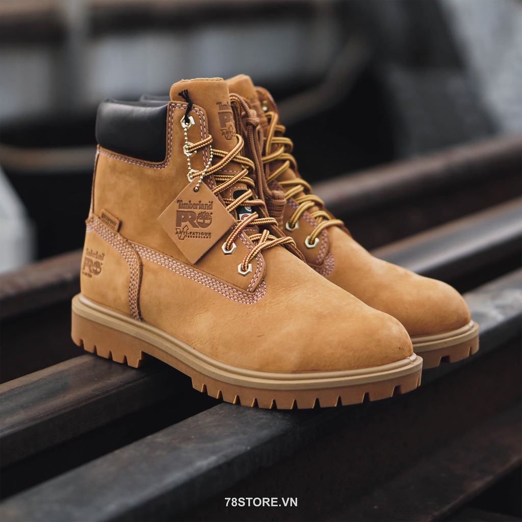 Giày Timberland 6 Inch Cổ Cao UNISEX PRO® Waterproof Màu Vàng A22H2