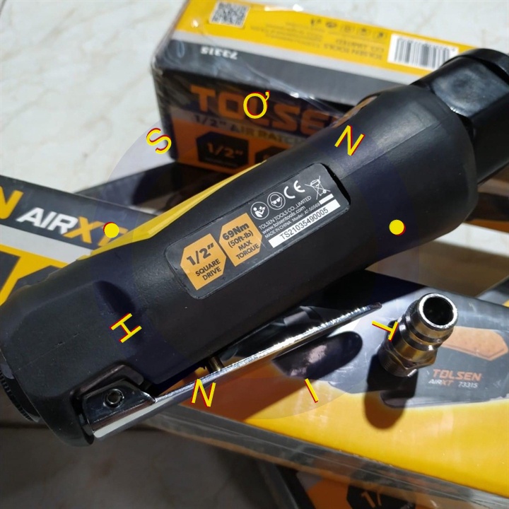 Cần Tuýp hơi mở buloong 1/2 in air ratchet tolsen 73315
