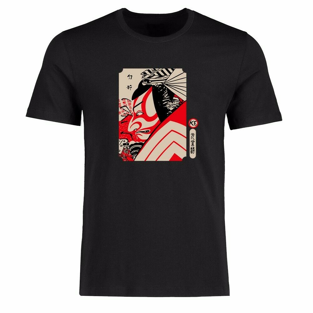 Áo thun in hình Geisha thường ngày Nhật Bản dành cho nam