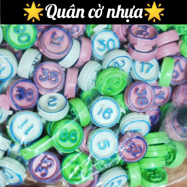 Bộ Cờ Loto Nhựa, Lô tô giải trí ngày Tết, lotto bingo 2020