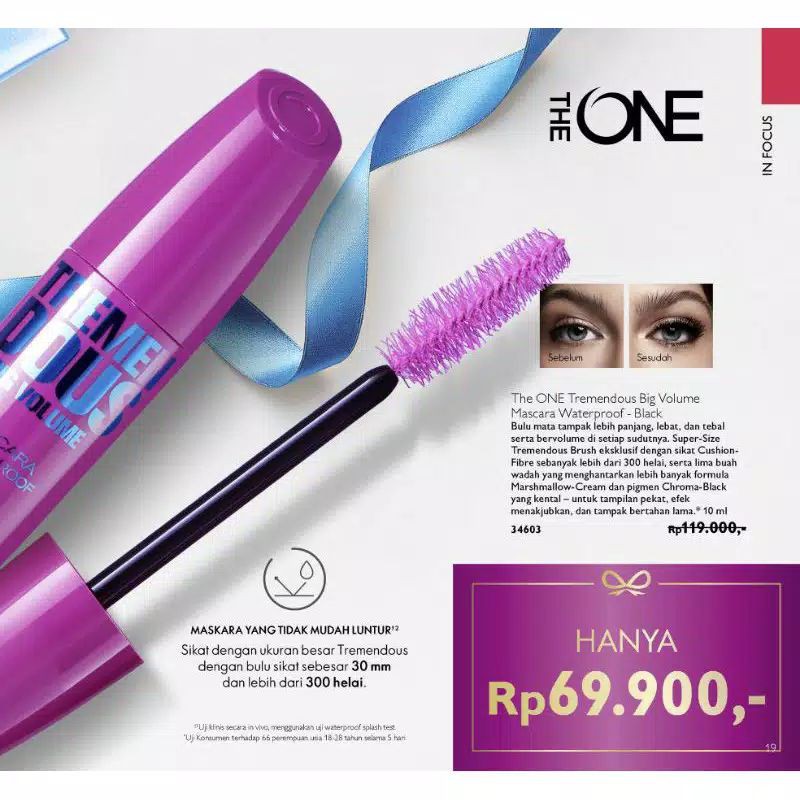 (Hàng Mới Về) Mascara Chống Thấm Nước One | BigBuy360 - bigbuy360.vn