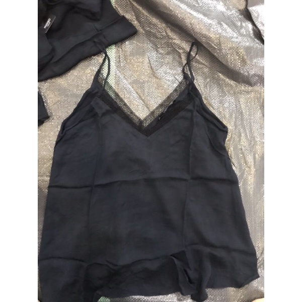 Áo 2 dây Mang0 phối viền ren