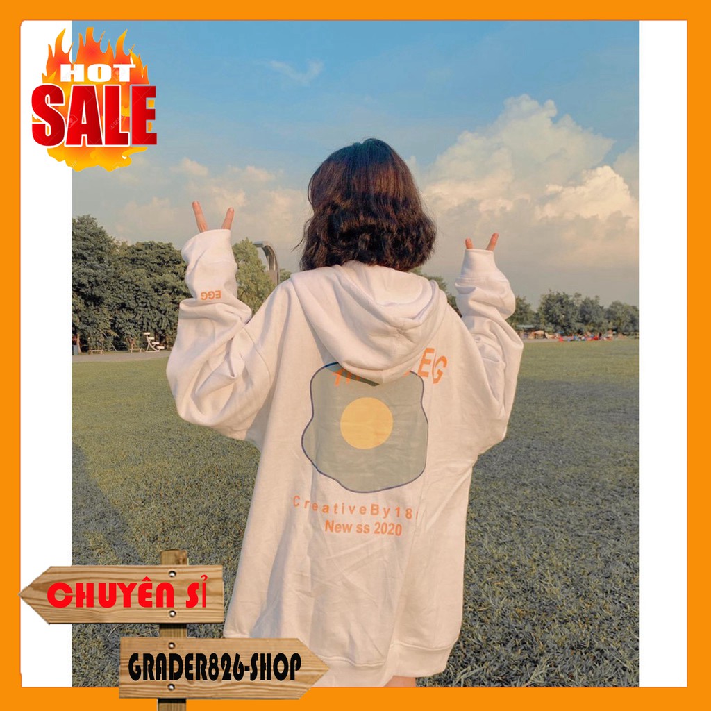 Áo Hoodie Nữ Nam - Áo Khoác Nỉ Unisex EGG 2 Màu Siêu Hot (FREESHIP) | BigBuy360 - bigbuy360.vn