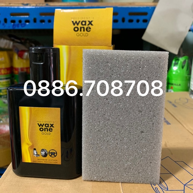 Đánh bóng nội thất ô tô và đồ da Wax one gold 135ml