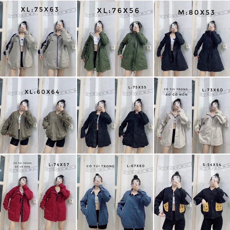 ÁO KHOÁC DÙ NAM NỮ UNISEX FORM RỘNG JACKET