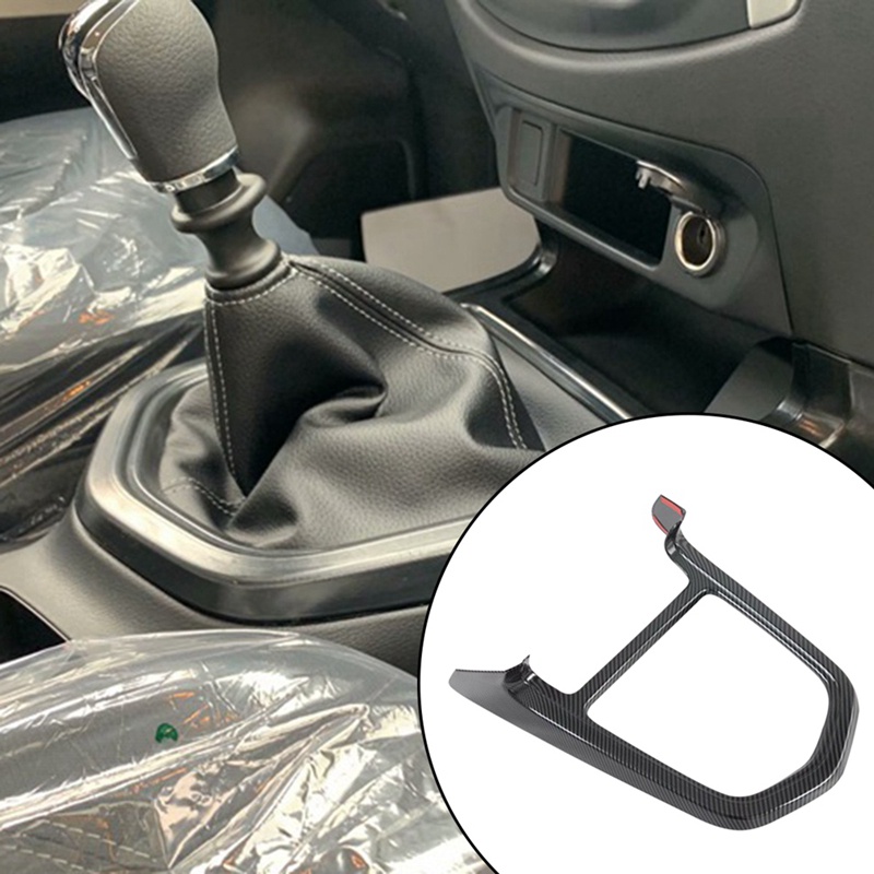 Khung Viền Bảng Điều Khiển Cần Gạt Số Cho Nissan Navara NP300 2017 2018 2019 2020 MT