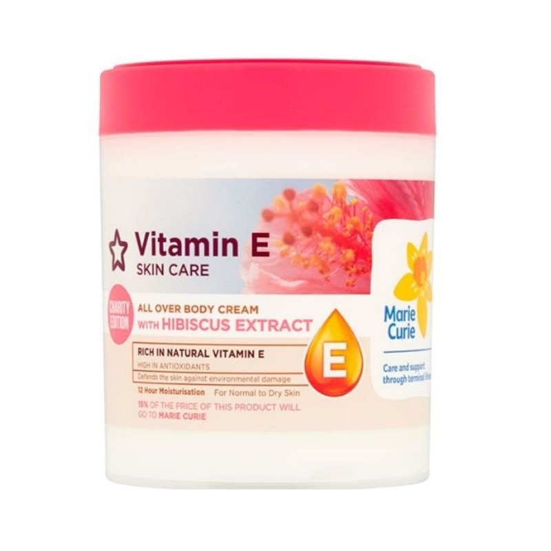 dưỡng thể vitamin e all over body cream của Superdrug