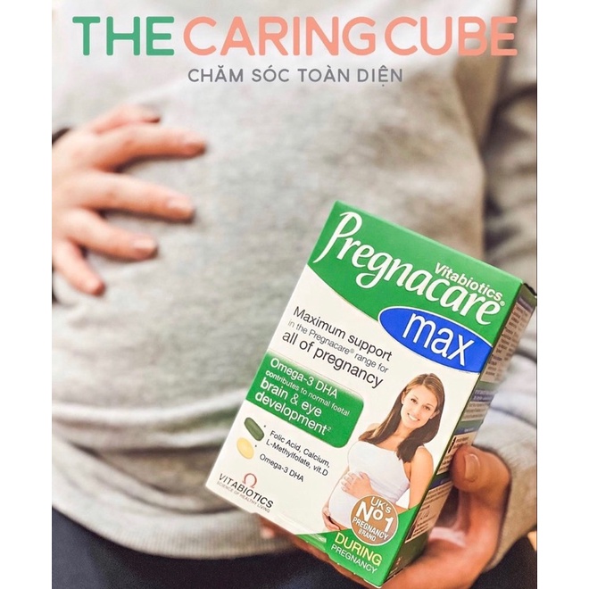 Vitamin Tổng Hợp và Omega-3 Cho Bà Bầu Pregnacare Max 84 Viên - The Caring Cube