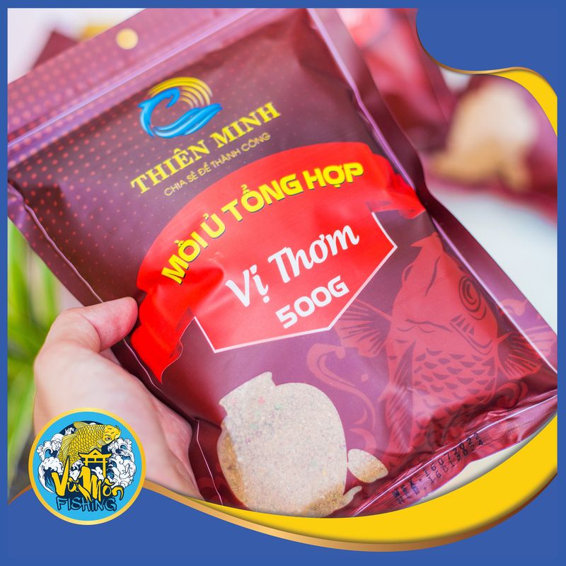 Mồi Ủ Tổng Hợp Câu Cá Vị Thơm 500g Thiên Minh  - Vũ Môn Fishing