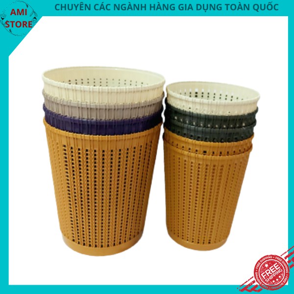 Sọt nhựa giả mây Việt Nhật đựng đồ/ quần áo/ đa năng tiện ích nhiều size