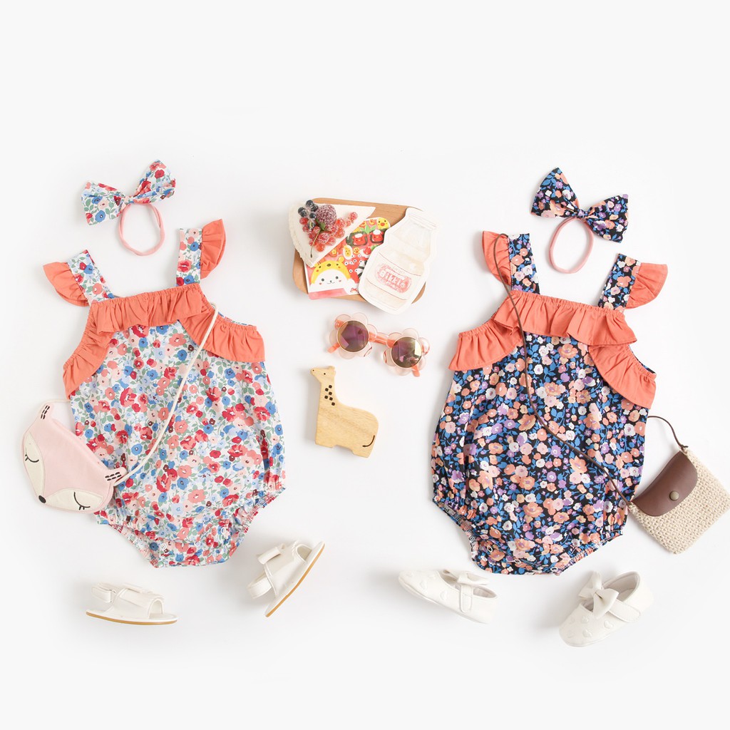 Sanlutoz Công chúa Mùa hè  Bông Em bé Cô gái Bộ đồ bodysuits