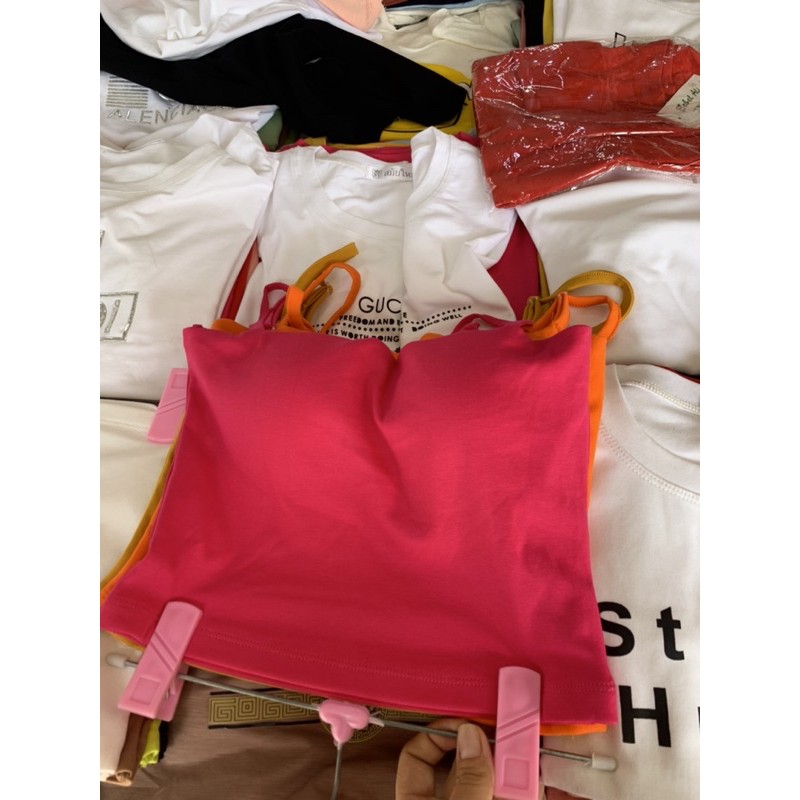 áo 2 dây croptop có sẵn mút ngực | BigBuy360 - bigbuy360.vn