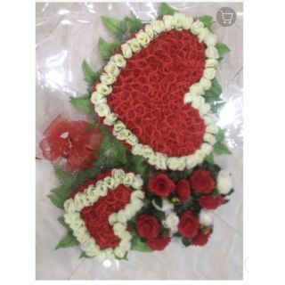 Bộ hoa giả trang trí xe hơi