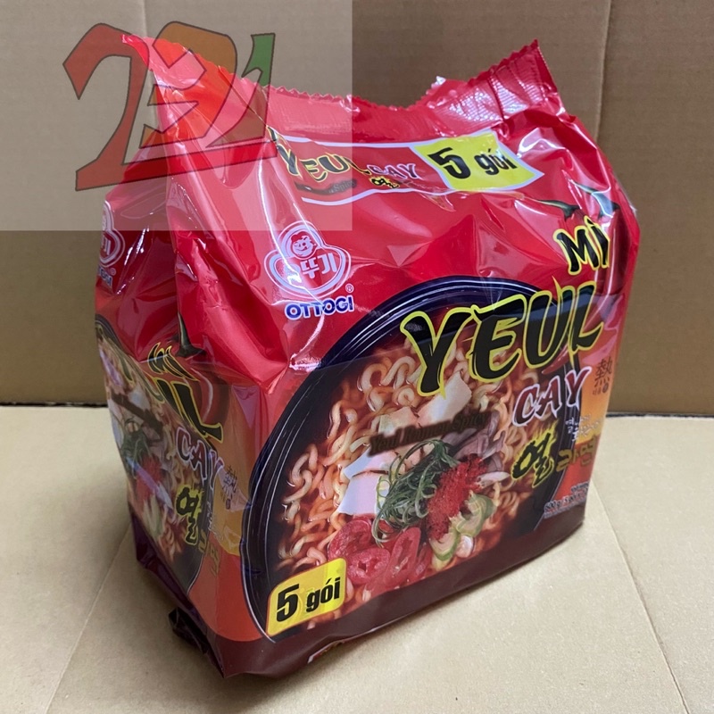 [5 Gói x120g] Lốc Mỳ Yeul Cay Ottogi