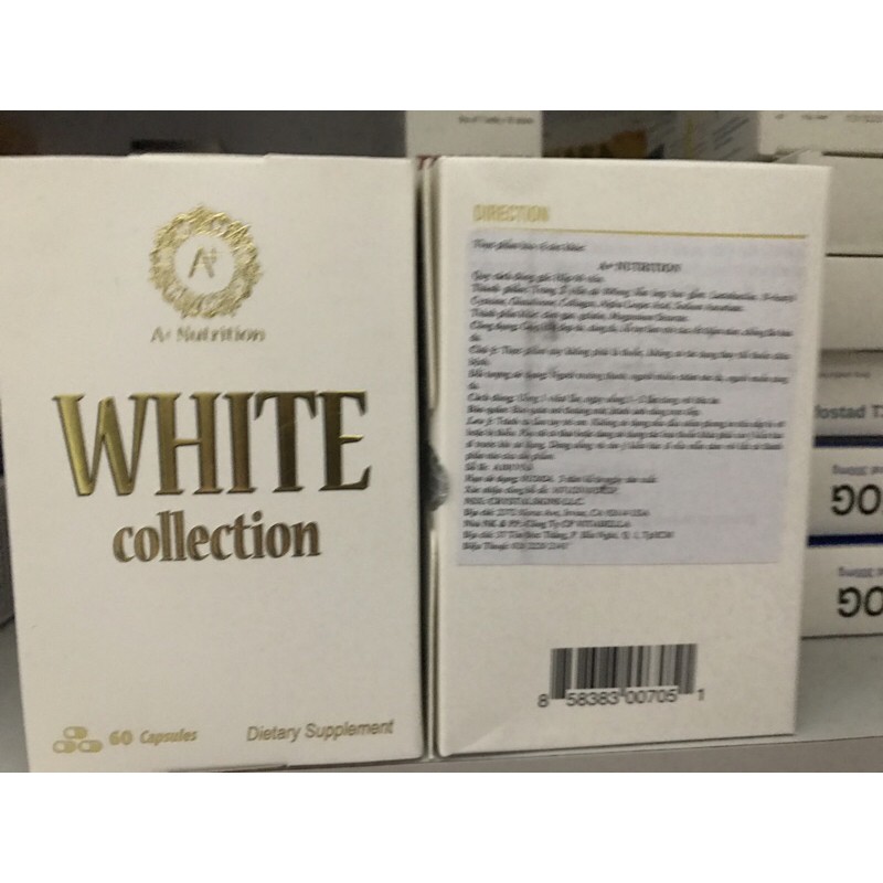Viên uống trắng da, chống lão hoá WHITE COLLECTION của Mỹ