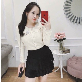 Chân Váy Xếp Ly 2 Tầng Dễ Thương ( Có Lót Trong )