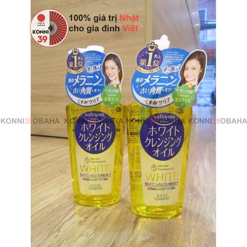Dầu tẩy trang Kose Softymo White cleansing