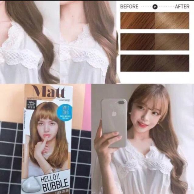 [FREESHIP] Thuốc Nhuộm Tóc BlackPink/ Thuốc Nhuộm Tóc Tại Nhà Dạng Bọt Mise en Hello Bubble | BigBuy360 - bigbuy360.vn