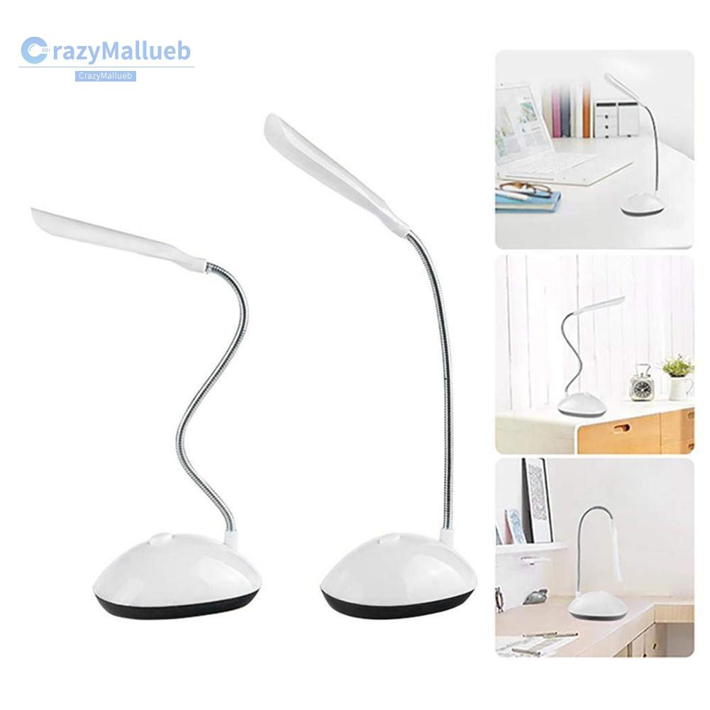 Crazymallueb❤NEW Multifunctional LED Touch Control Desk Lamp USB Rechargeable Bedroom Table Light❤Lighting