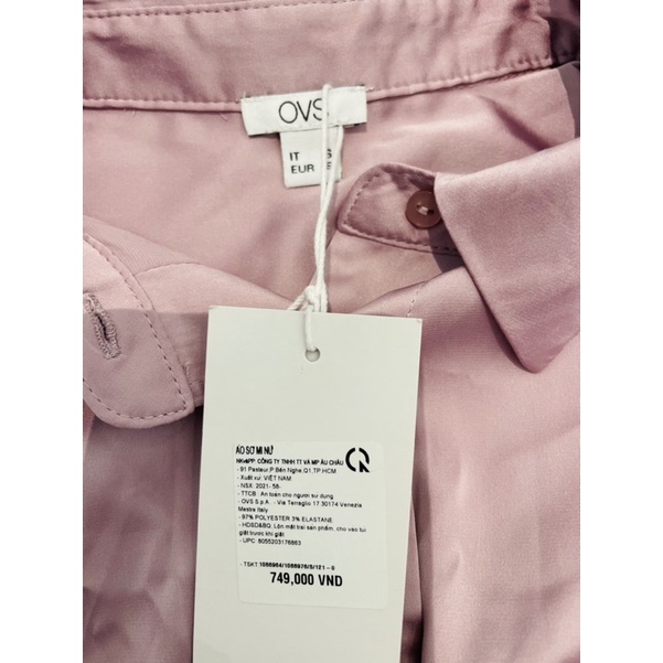 thanh lý áo lụa thương hiệu OVS size S đồng giá