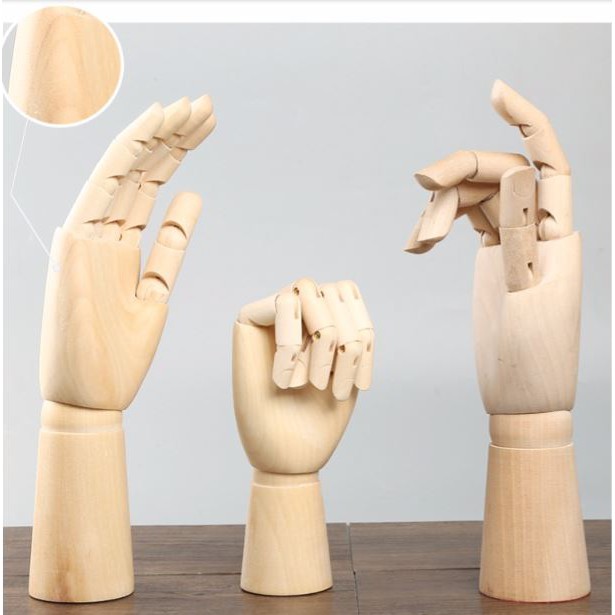 Nộm gỗ tay tạo hình Mont Marte - wooden hand